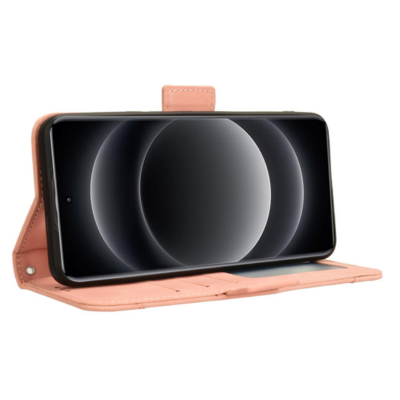 Klopové pouzdro pro Xiaomi 14 Ultra, Card Slot, růžové