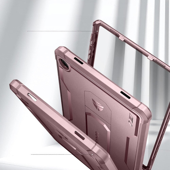Pancéřové pouzdro pro Galaxy Tab A9+ Plus, Dexnor Full Body, růžové