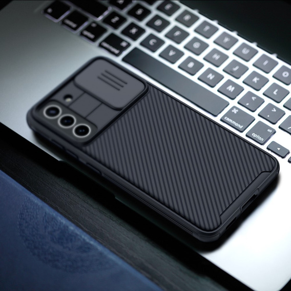 Pouzdro pro Samsung Galaxy S21 FE, obrněné Nillkin, CamShield Pro, černé