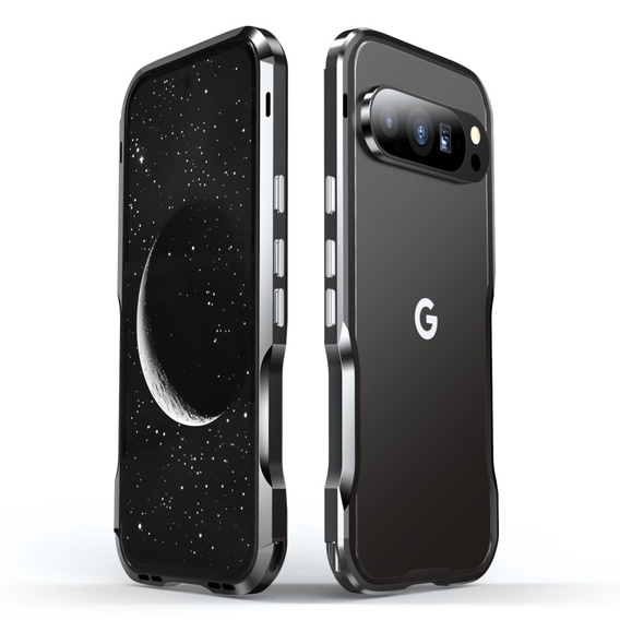 Pouzdro LUPHIE pro Google Pixel 9 Pro XL, Armor Bumper, černé