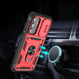 Pouzdro pro Samsung Galaxy A54 5G, CamShield Slide, červené / černé