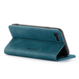 Pouzdro CASEME pro iPhone 7/8/SE 2020/SE 2022, Leather Wallet Case, modré