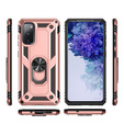 Pancéřové pouzdro pro Samsung Galaxy S20 FE, Nox Case Ring, růžové rose gold