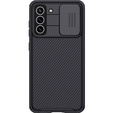 Pouzdro pro Samsung Galaxy S21 FE, obrněné Nillkin, CamShield Pro, černé