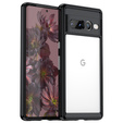Pouzdro pro Google Pixel 7 Pro 5G, Fusion Hybrid, s ochranou fotoaparátu, transparentní / černé