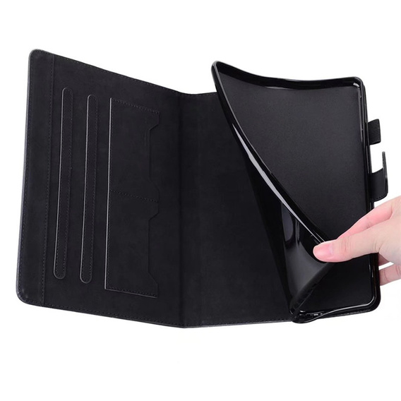 Pouzdro pro iPad 10.2" 2021/2020/2019 (9/8/7 gen.), s klopou, animal, černé