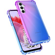 Pouzdro pro Samsung Galaxy M34 5G, Gradient Dropproof, Fialová / modrá