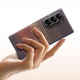Pouzdro pro Samsung Galaxy Z Fold6 5G - magnetické aramidové vlákno, oranžové