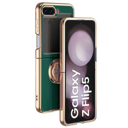 Pouzdro pro Samsung Galaxy Z Flip 5 5G, Electro Ring, zelené