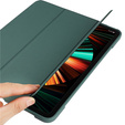 Pouzdro pro iPad Pro 11 2021/2022, Smartcase s prostorem pro stylus, zelené