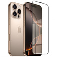 3D tvrzené sklo pro iPhone 16 Pro, černé