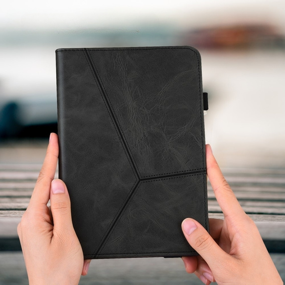 Pouzdro pro Samsung Galaxy Tab A9, Classic, s prostorem pro stylus, černé