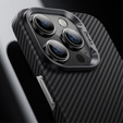 Pouzdro BENKS Kevlar pro iPhone 15 Plus, Carbon Fiber, černé