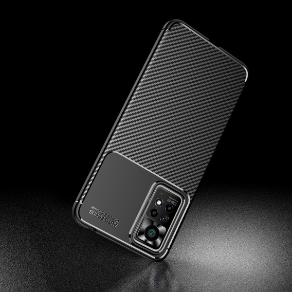 Pouzdro pro Xiaomi Redmi Note 11 Pro 4G / 5G, Carbon Gel, černé