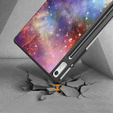 Pouzdro pro Lenovo Tab P11 Pro Gen 2 TB132FU TB132XU 11.2", s klopou, galaxy