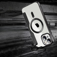 Klopové pouzdro pro iPhone 14, RFID Wallet MagSafe CamShield, černé