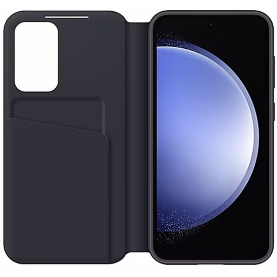 Originální pouzdro Samsung pro Galaxy S23 FE, S View Wallet Cover, černé