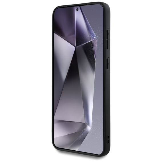 Pouzdro GUESS Fixed Glitter Big 4G Logo pro Samsung Galaxy S25