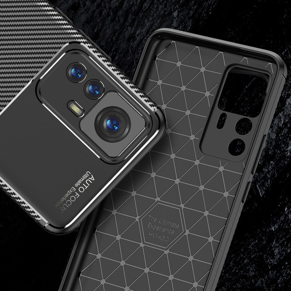 Pouzdro pro Xiaomi 12T, Carbon Gel, černé