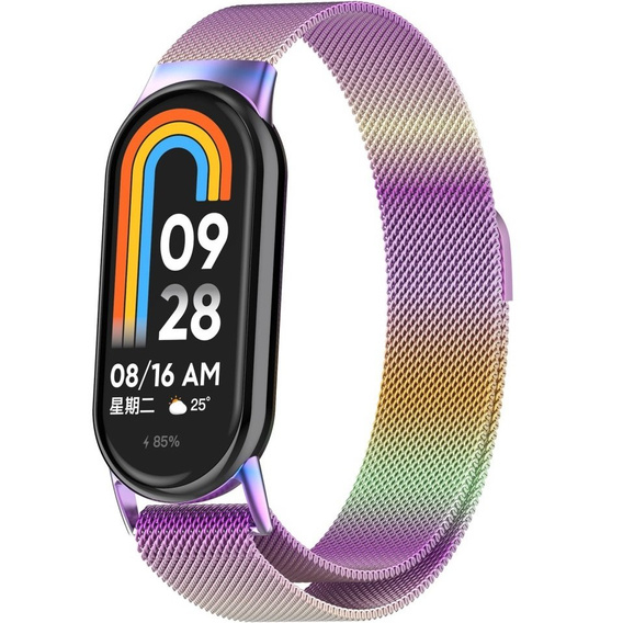 Milánský náramek s pouzdrem pro Xiaomi Smart Band 10 / 9 / 8, vícebarevné
