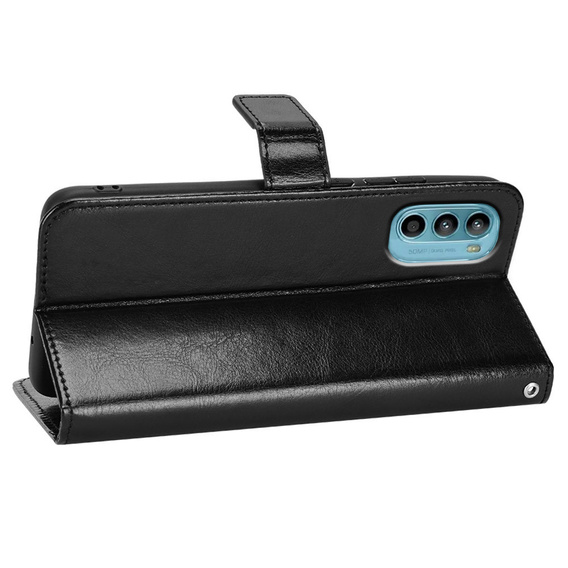 Klopové pouzdro pro Motorola Moto G52 / G82 5G, Crazy Horse Wallet, modré
