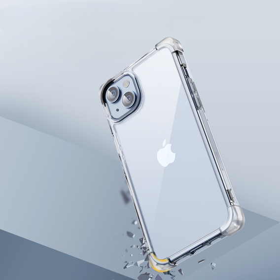 Pouzdro pro iPhone 13, ERBORD CornerShield, průhledné
