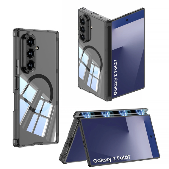 Magnetické pouzdro GKK s airbagem odolné proti pádu pro Samsung Galaxy Z Fold7 5G
