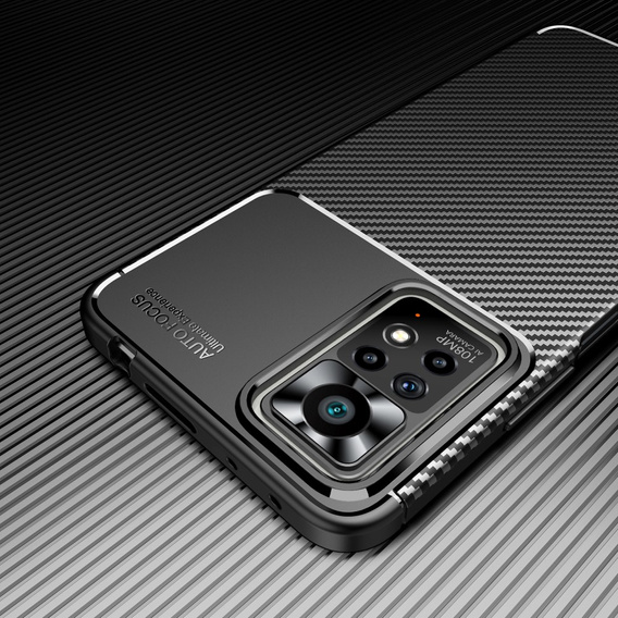 Pouzdro pro Xiaomi Redmi Note 11 Pro 4G / 5G, Carbon Gel, černé