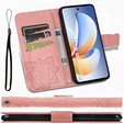 Klopové pouzdro pro Realme C71, Butterfly, růžové rose gold