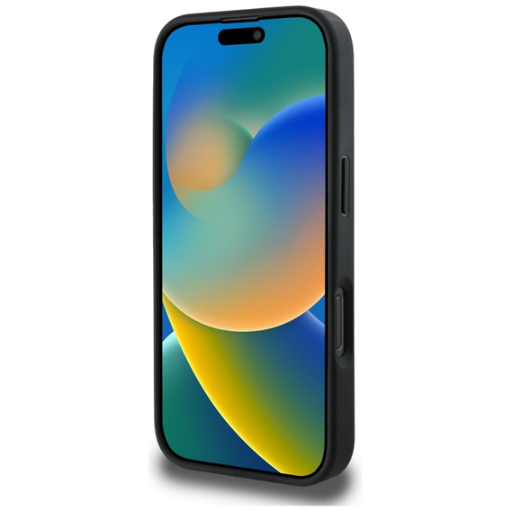 Pouzdro Guess 4G Circle s klasickým logem, pro MagSafe pro iPhone 16 Pro