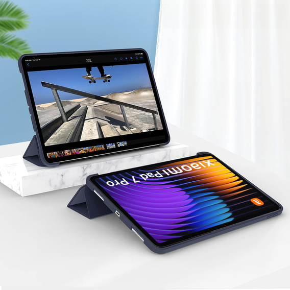 Pouzdro pro Xiaomi Pad 7 / 7 Pro, Smartcase, námořnicky modré