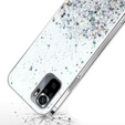 Pouzdro pro Xiaomi Redmi Note 10/10S, Glittery, průhledné