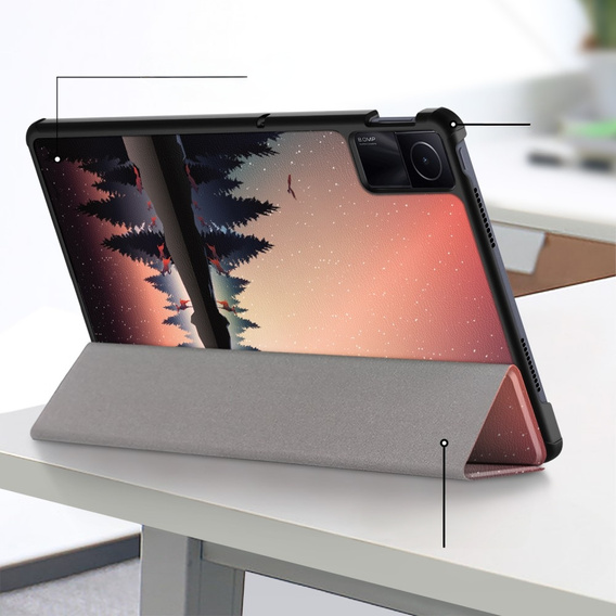 Pouzdro pro Xiaomi Redmi Pad SE 11", Smartcase, evening landscape