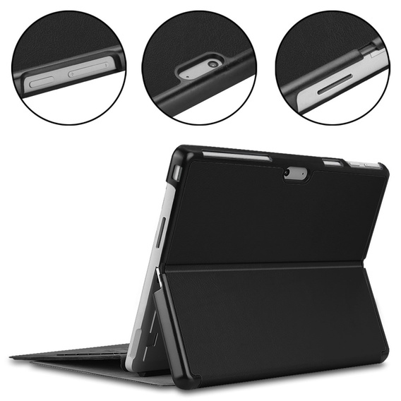 Pouzdro pro Microsoft Surface Pro 9, Stand Case With stand, černé