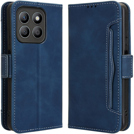 Klopové pouzdro pro Motorola Moto G86 Power 5G, Card Slot, námořnicky modré