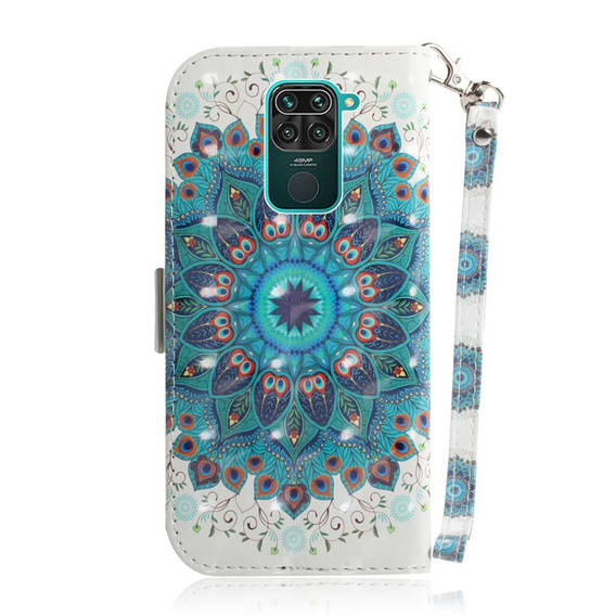 Klopové pouzdro pro Xiaomi Redmi Note 9, Wallet, Mandala Flower