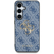 Pouzdro GUESS pro Samsung Galaxy S25, 4G Big Metal Logo, modré