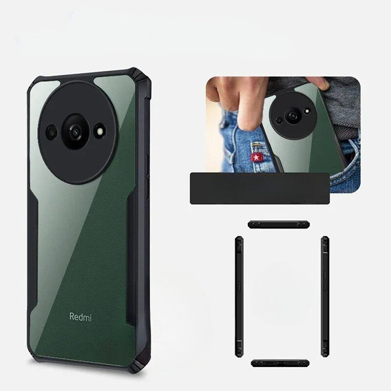 Pouzdro pro Xiaomi Redmi A3, AntiDrop Hybrid, černé