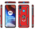 Pancéřové pouzdro pro Motorola Moto E7 Power / E7i Power, Nox Case Ring, červené