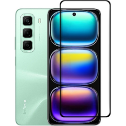 3D tvrzené sklo pro Infinix Hot 50 4G, černý rámeček