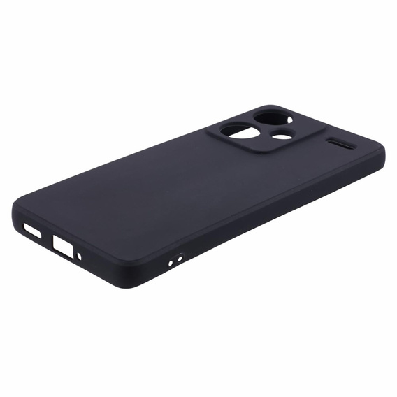 Pouzdro pro Xiaomi Redmi Note 13 Pro+, Silicone Lite, černé