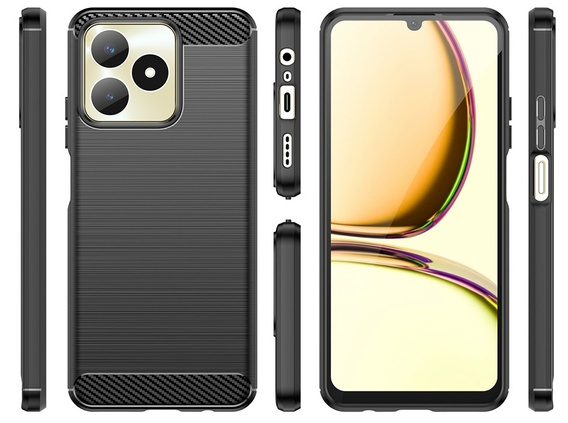 Pouzdro pro Realme C51, Carbon, černé