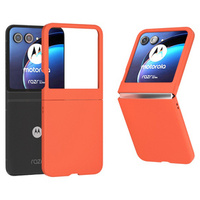 Pouzdro pro Motorola Razr 50 5G, PC Case, oranžové