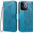 Klopové pouzdro pro Realme Note 70T 4G, Butterfly, modré