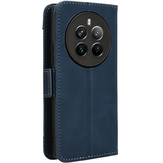 Klopové pouzdro pro Realme 12 Pro 5G / 12 Pro+ 5G, Card Slot, námořnicky modré