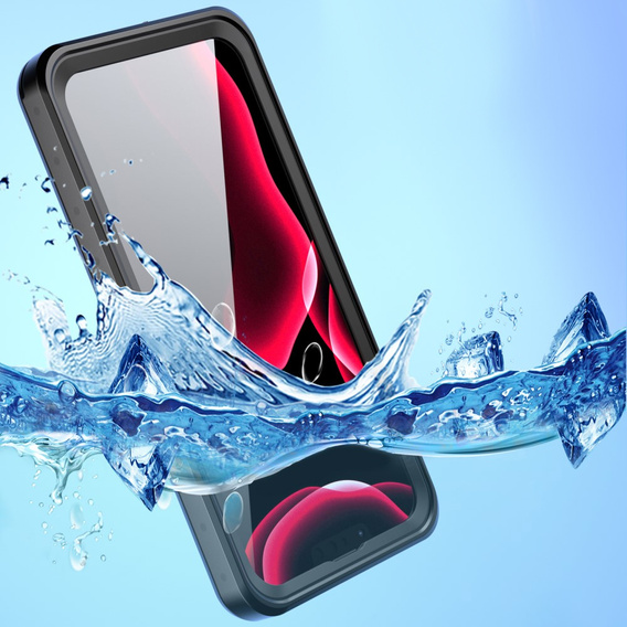 Vodotěsné pouzdro IP68 pro iPhone 13 Pro Max, Redpepper Pro, černé