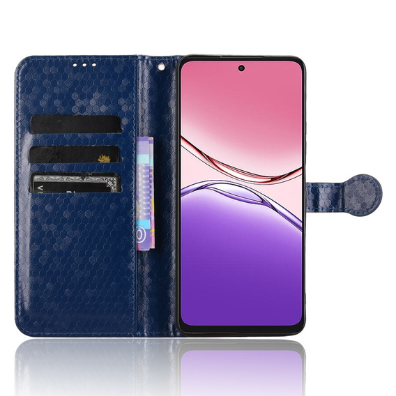 Flipové pouzdro pro Oppo A5 Pro 5G, Wallet Rhombus, modré