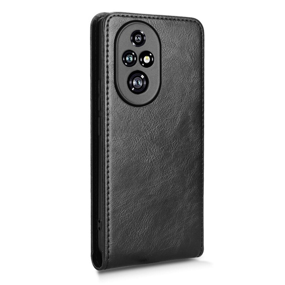 Klopové pouzdro pro Honor 200 Pro 5G, Flip, černé
