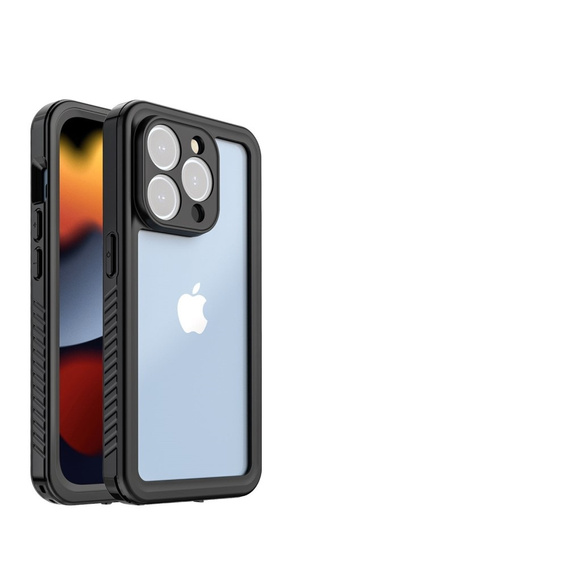 Vodotěsné pouzdro IP68 pro iPhone 15 Pro, černé