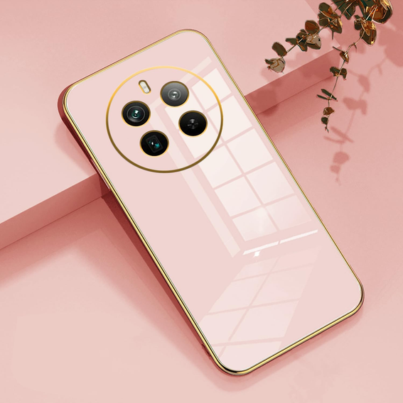 Pouzdro pro Realme 12 Pro 5G / 12 Pro+ 5G, Glamour CamShield, růžové rose gold